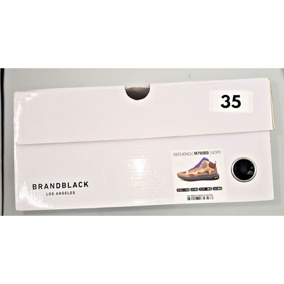 BrandBlack Santa Monica NTPR Hiking Sneakers Beige/Purple/Burgundy Size 11.5 - Picture 11 of 11